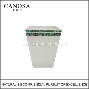 Star Hotels Abalone Shell Trash Can for Wholesale